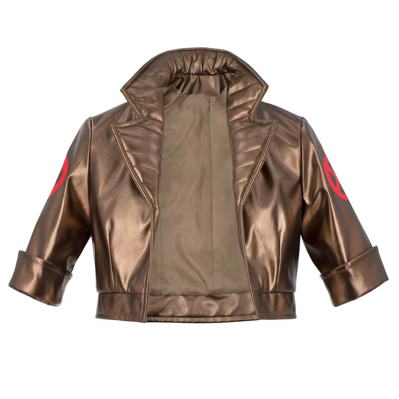 Women’s Rogue Cosplay Jacket High Waist Polyester Coat X-Men Costume