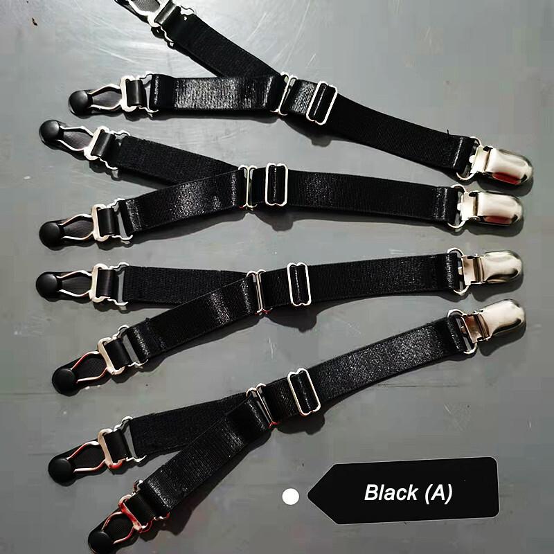 Women's Sexy Adjustable Replacement Garter Belt Lingerie Metal Leg Clip Straps