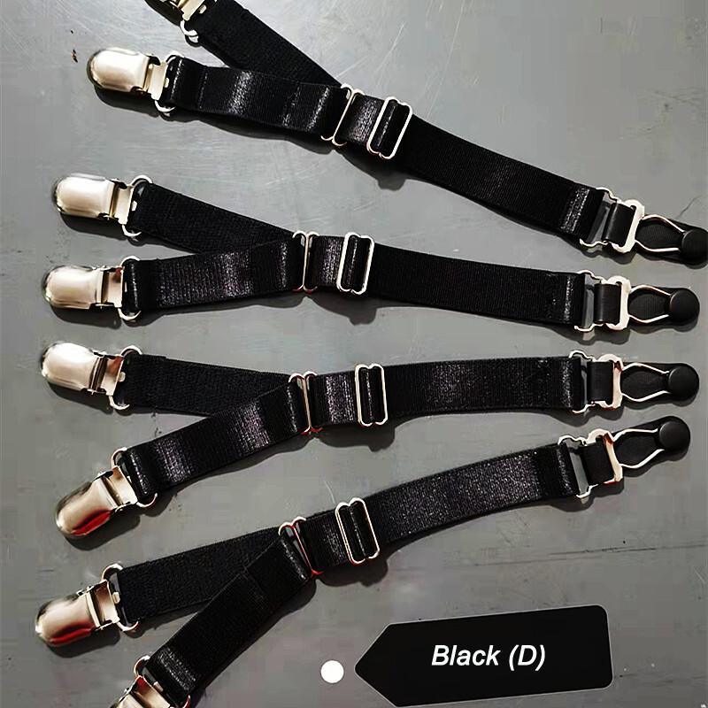 Women's Sexy Adjustable Replacement Garter Belt Lingerie Metal Leg Clip Straps