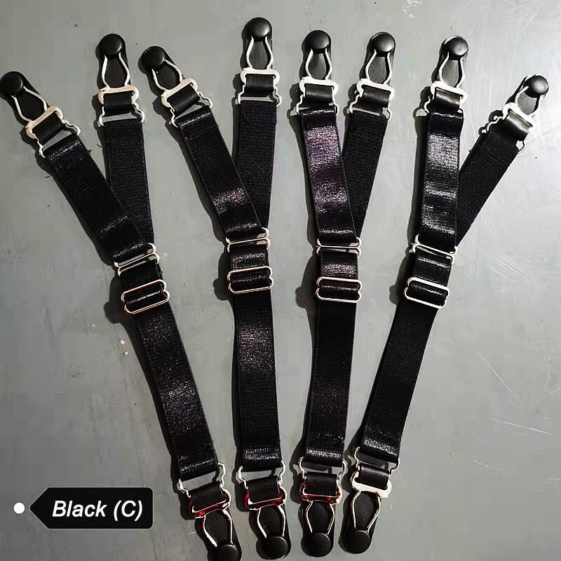 Women's Sexy Adjustable Replacement Garter Belt Lingerie Metal Leg Clip Straps