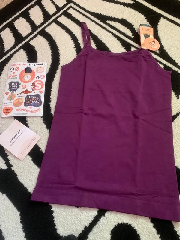Women’s Shapermint All Day Everyday Scoop Neck Cami purple size XL-NWT