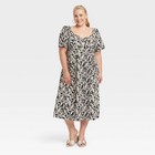 Women's Short Sleeve Midi Dress - A New Day