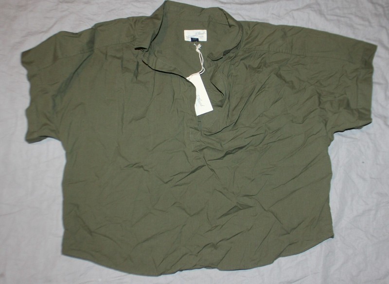 Women's Short Sleeve Pullover Blouse - Universal Thread Olive Green L