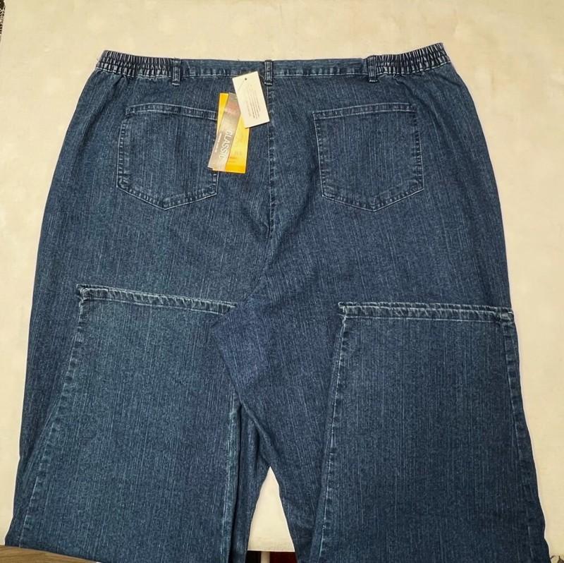 Women's Side Elastic Waist Reg & Plus Size Jeans: 6R-6P-14-16W-18W-20W-22W-24W