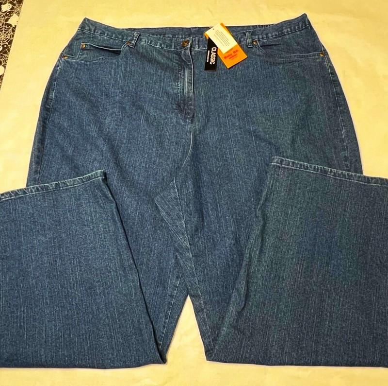 Women's Side Elastic Waist Reg & Plus Size Jeans: 6R-6P-14-16W-18W-20W-22W-24W