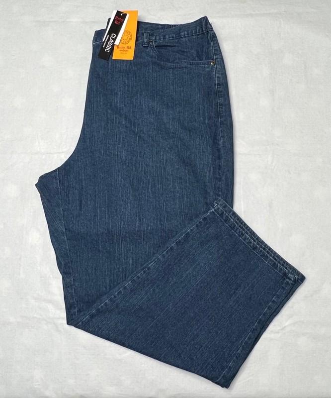 Women's Side Elastic Waist Reg & Plus Size Jeans: 6R-6P-14-16W-18W-20W-22W-24W