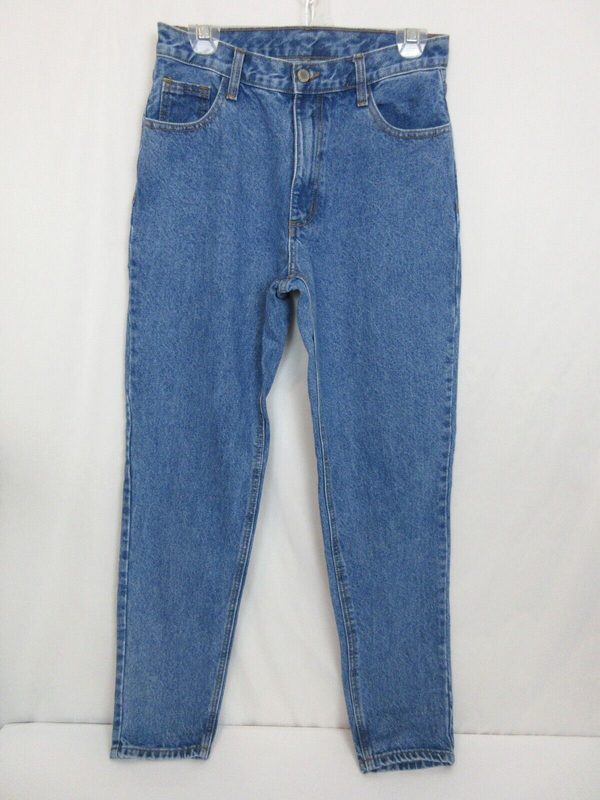 Women's Size Medium 29" X 31" J. Galt High Rise 100% Cotton Mom Jeans EXCELLENT
