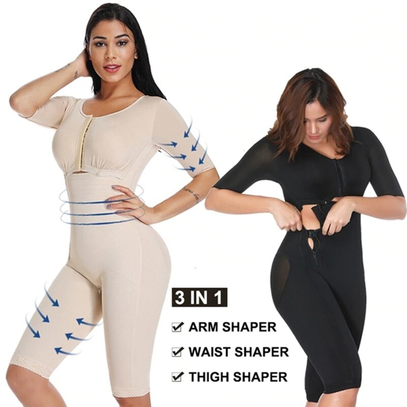 Women's Slim Full Body Shaper Post Surgery Compression Garment Fajas Colombianas