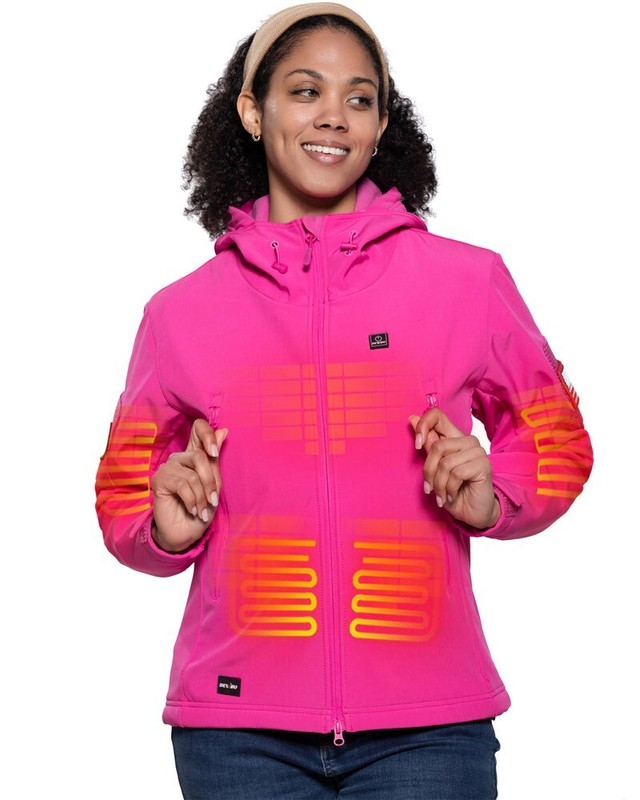 Women's Soft Shell Heated Jacket Without Battery