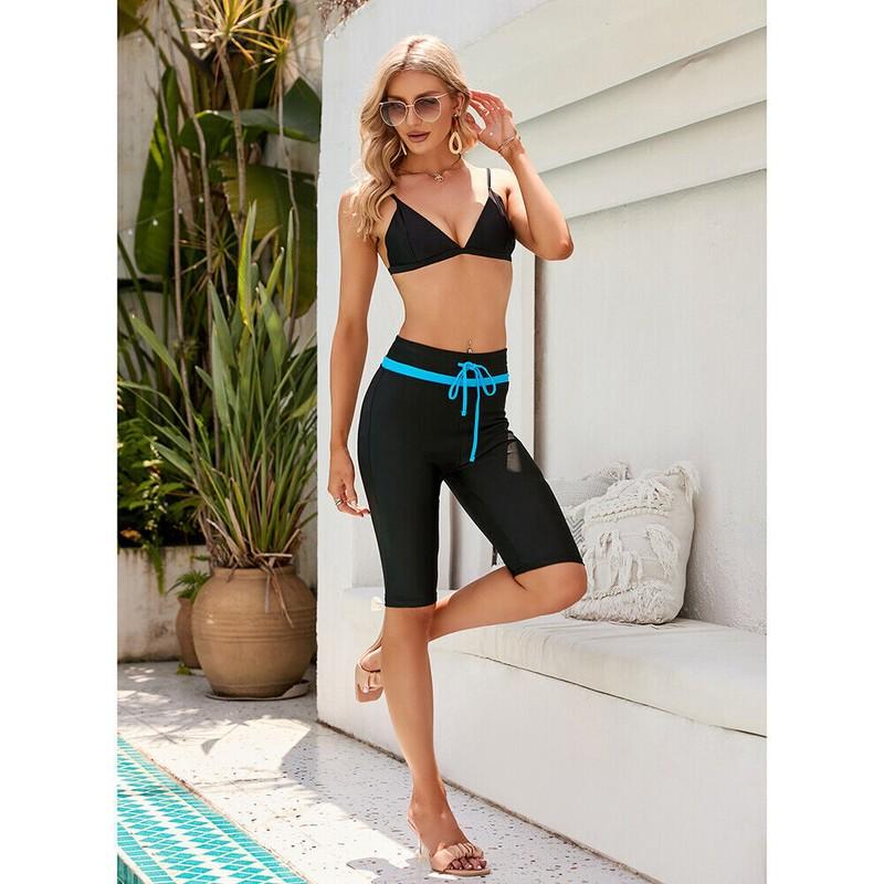 Women's Soft Swimming Shorts Quick Dry Swimming Beach Board Shorts Sports Pants