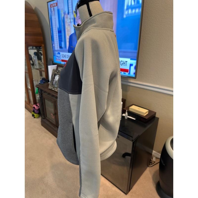 Women’s Spyder Full Zip Colorblock Gray Jacket. Size Medium