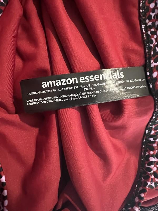 Women’s Swim Suit Bottoms Red Cheetah Print Size 6X Swimsuit Swimwear Wear