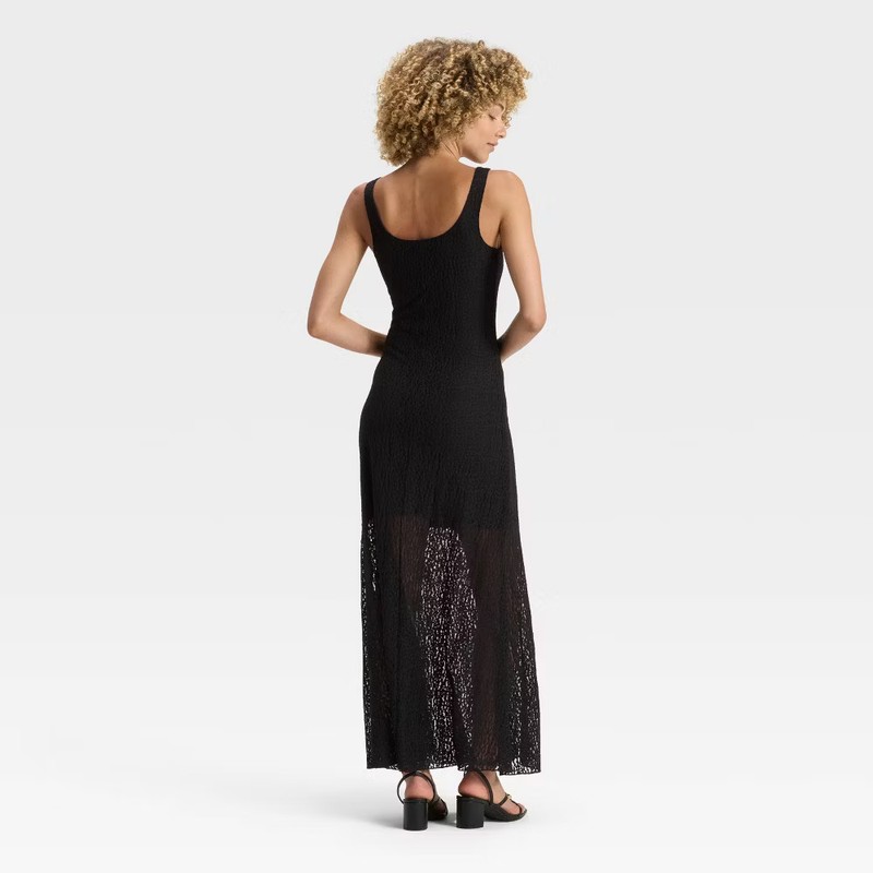 Women's Textured Knit Maxi Dress - A New Day