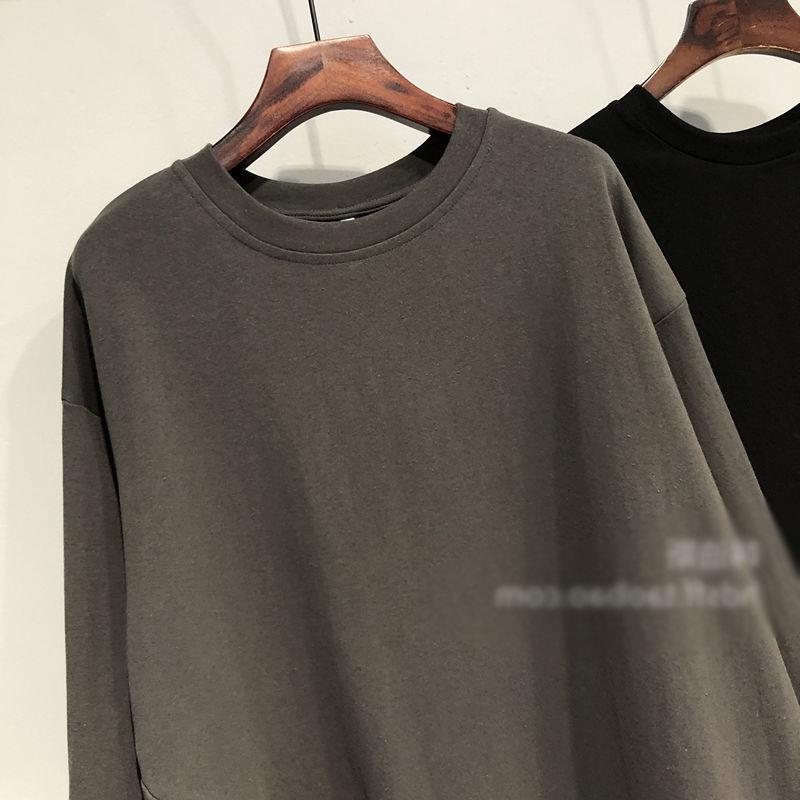 Women's Top Summer Asymmetric Long Sleeve T-shirt Design Loose Round Neck Top