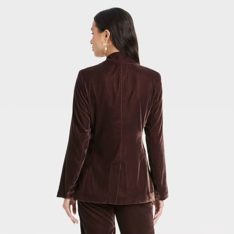 Women's Velvet Blazer - A New Day