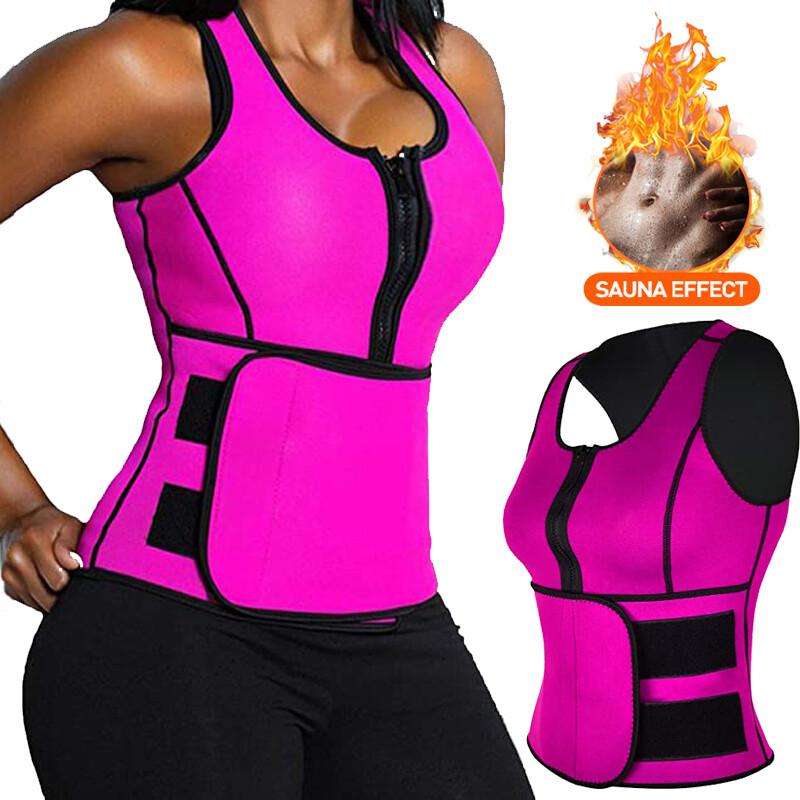 Women Sauna Corset Waist Trainer Sweat Vest Tummy Control Gym Slim Body Shaper