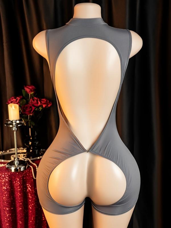 Women Sexy Lingerie One Piece Jumpsuit Hollow Out Bodycon Bodysuit Sleepwear