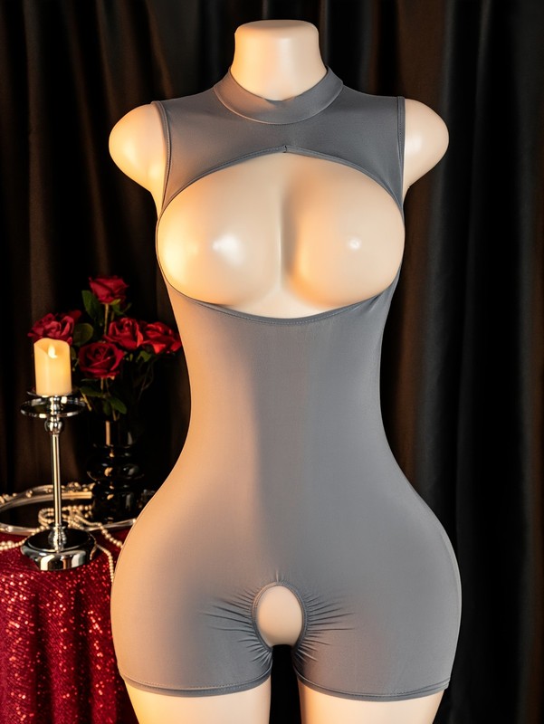Women Sexy Lingerie One Piece Jumpsuit Hollow Out Bodycon Bodysuit Sleepwear