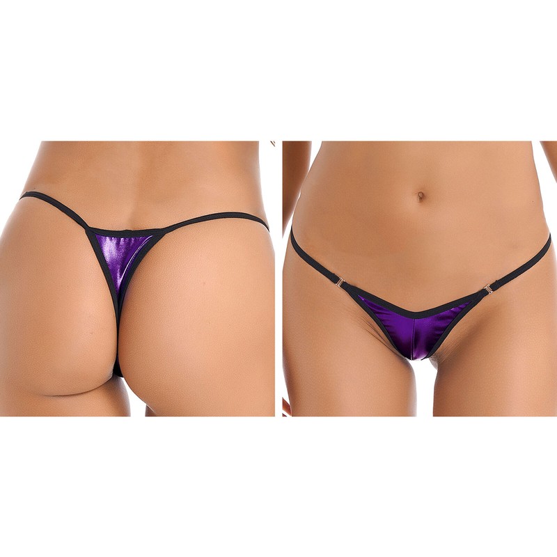 Women Sexy Low Rise Mini G-String Bikini Thong Panties Underwear T-back Lingerie