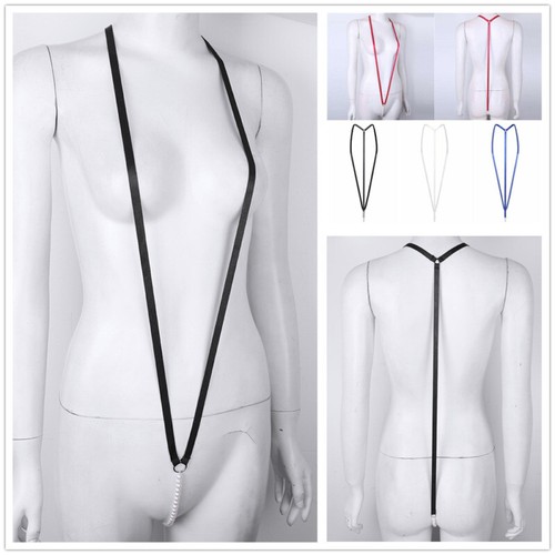 Women Sexy Micro Thong G-String Teddy Mini Bikini Slingshot Monokini Swimwear