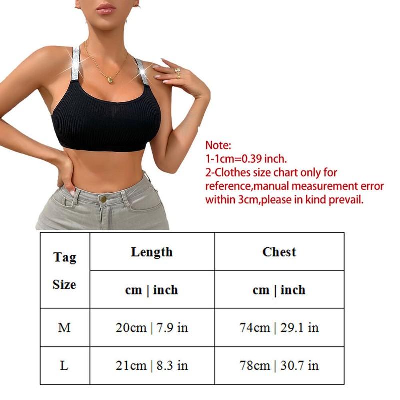 Women Sexy Solid Backless Tank Crop Top Push Up Bra Clubwear Party Tee Lingerie