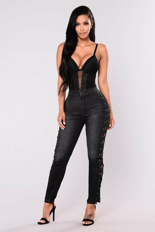 Women Sexy V Neck One Piece Bodysuit Leotard Top Blouse Jumpsuit Romper US