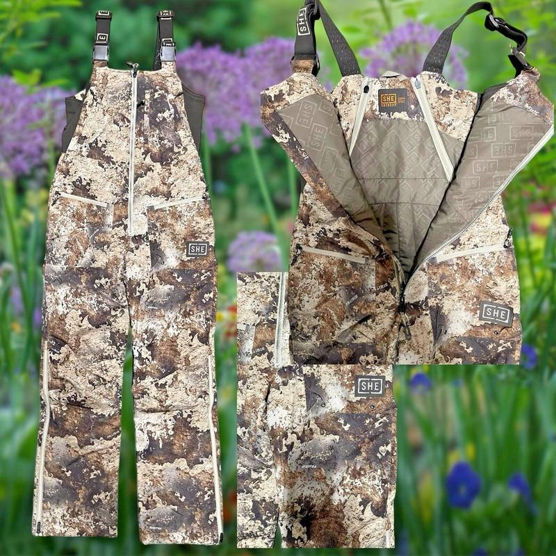 Women SHE Outdoor Prairie Bibs Pintail Insulated Hunting Farming Fishing 3980