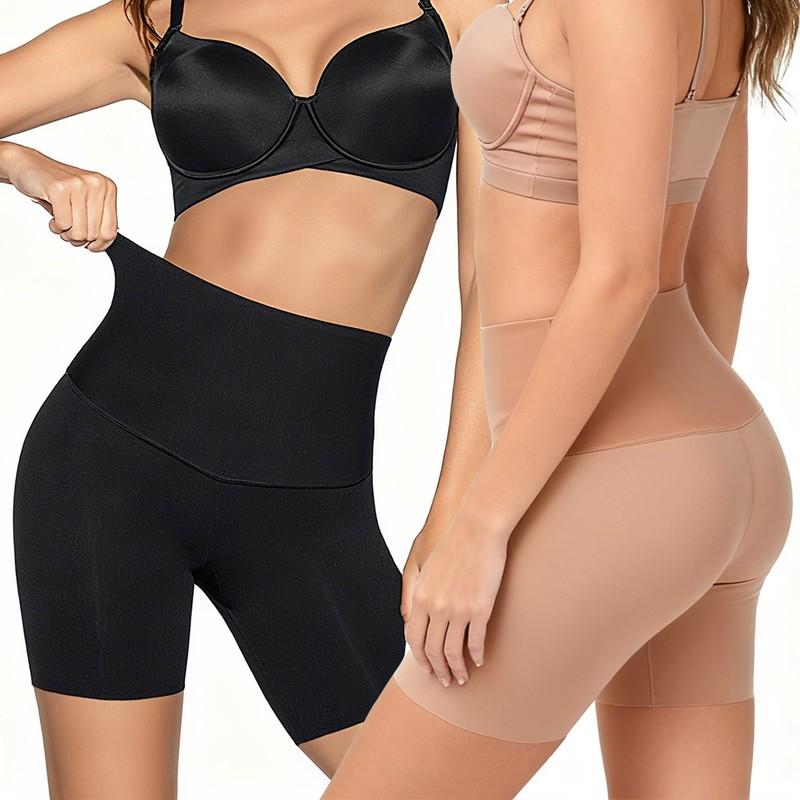 Women stay in place Shapewear High Waisted Tummy Control Shorts Seamless Panties