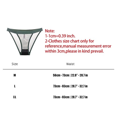 Women Summer Mesh Briefs Underwear Sheer Low Waist Sexy Thong Panties Seamless