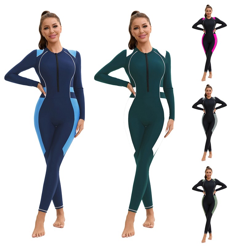 Women Swimwear Swimming Bathing Suit Water Sports Swimsuit Athletic Jumpsuit