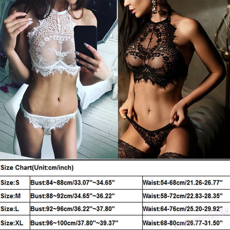 Women Underwear Bra Sexy Lingerie G-string Nightwear Lace Clothes Set Fashion