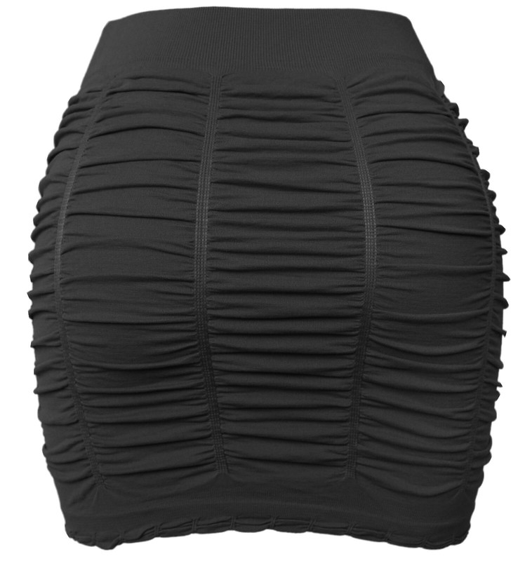 Womens Booty Enhancing Mini Stretch Bodycon Club Skirt