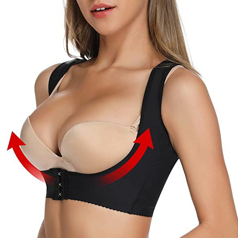 Womens Chest Brace Support Bra Shaper Adjustable Shoulder Back Posture Corrector
