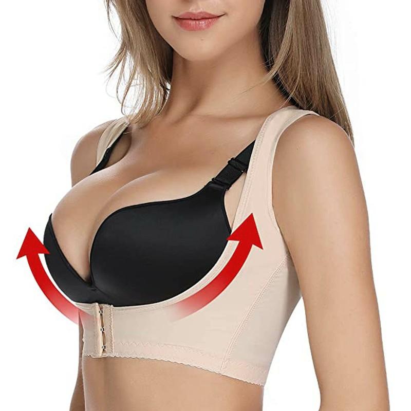 Womens Chest Brace Support Bra Shaper Adjustable Shoulder Back Posture Corrector