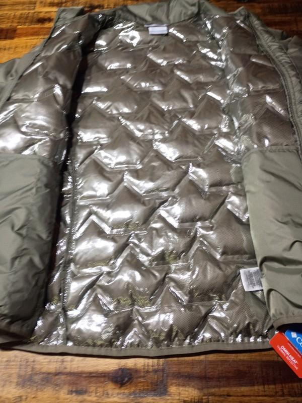 Womens Columbia Walker Mill Heat Seal 650 Goose Down Omni Heat Jacket Sz LARGE