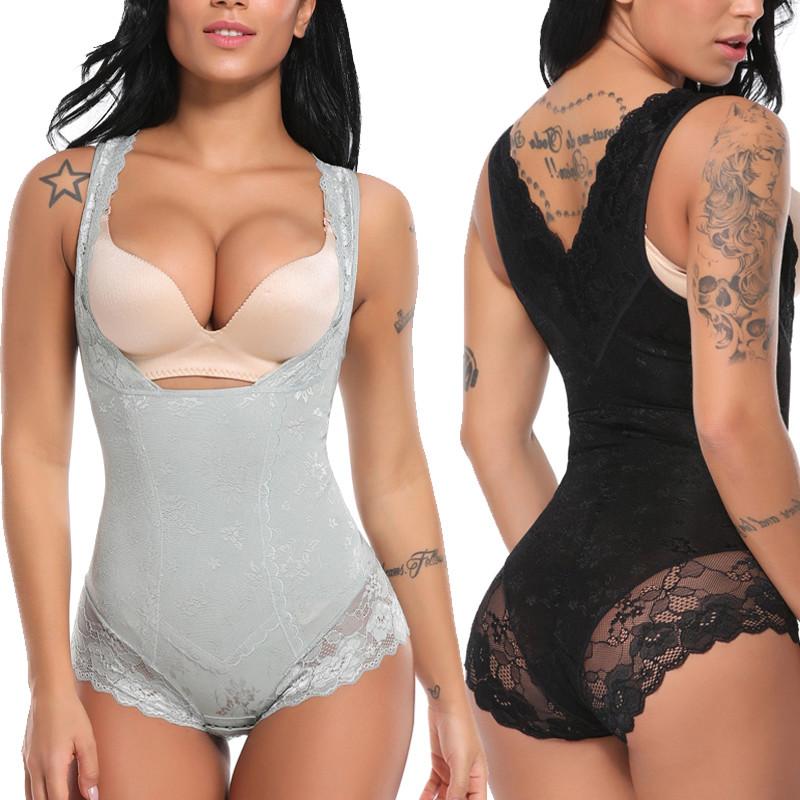 Womens Full Body Shaper Fajas Reductoras Colombianas Shapewear Girdle Fitness US
