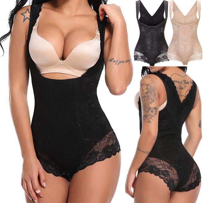 Womens Full Body Shaper Fajas Reductoras Colombianas Shapewear Girdle Fitness US