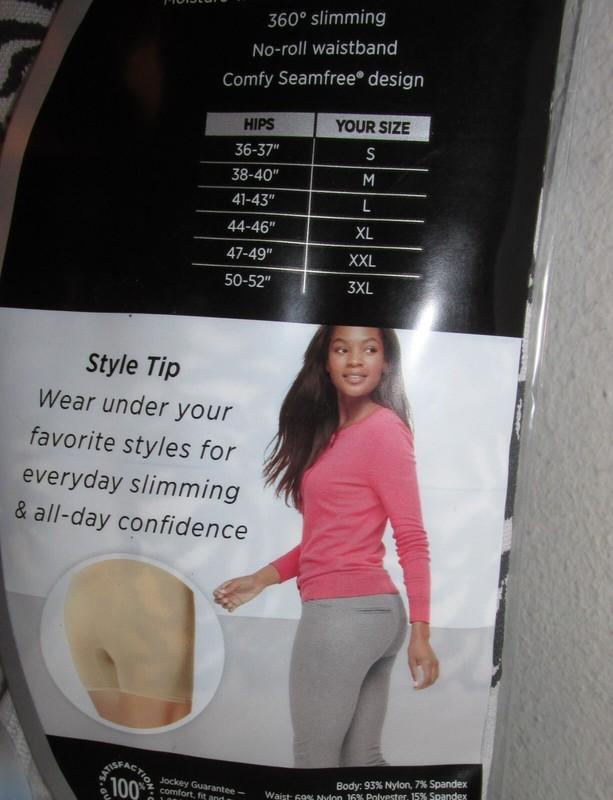 Womens Jockey Life 360 Slimming Short (Size 3XL) BRAND NEW IN PACKAGE