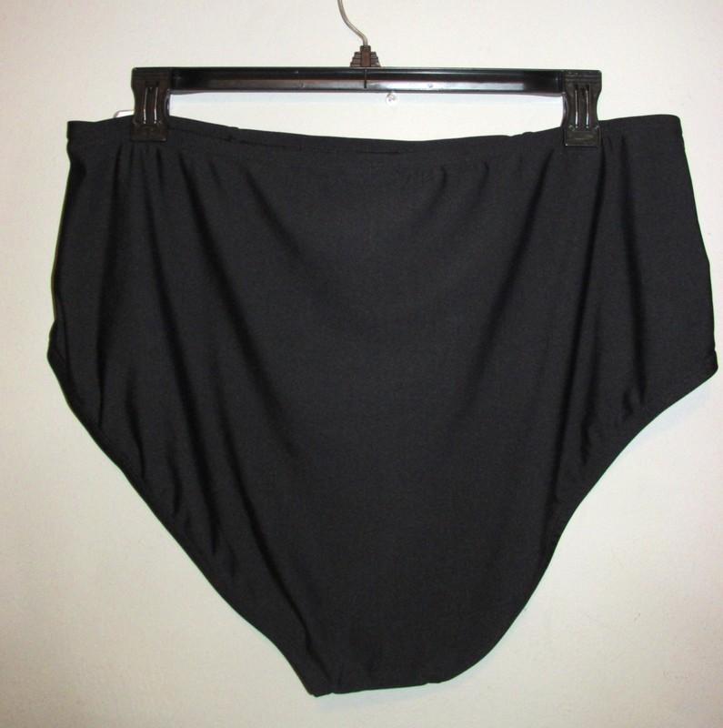 Womens Ruched Front Tummy Control Bikini Bottom (Size 2X) BRAND NEW W TAGS