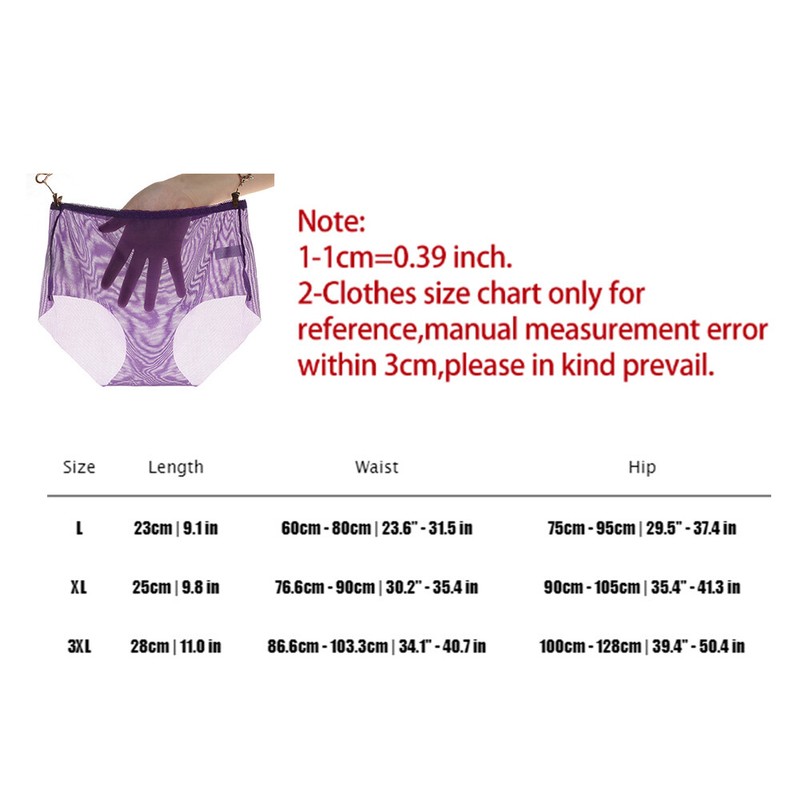 Womens Seamless Stretch Sheer Lingerie Panties Knickers Sexy Briefs Underwear