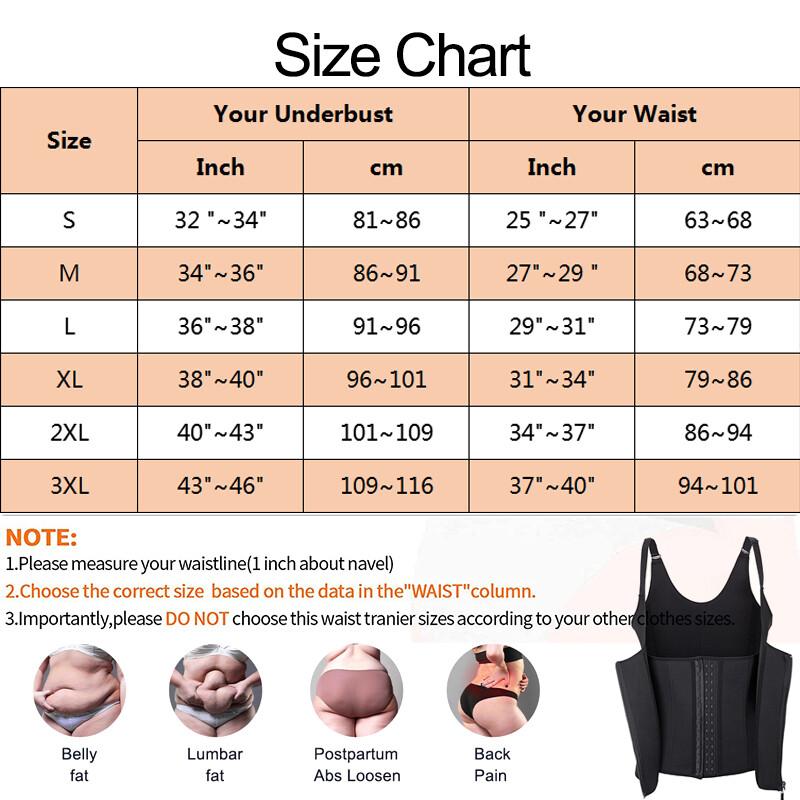Womens Shapewear Colombianas Body Shaper Waist Trainer Tummy Control Tank Top US