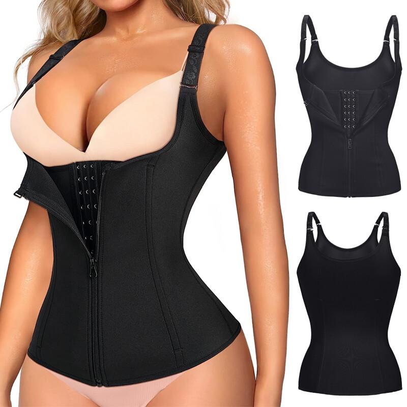 Womens Shapewear Colombianas Body Shaper Waist Trainer Tummy Control Tank Top US