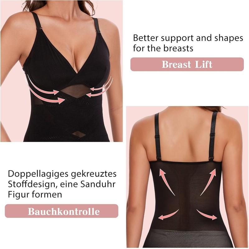 Womens Shapewear Compression Firm Vest Camisole Tank Tops Tummy Control Shaper