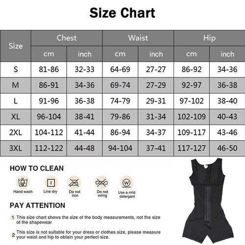 Womens Shapewear Sexy Slimming Perfect Full Body Shaper Post Surgery Body Shaper