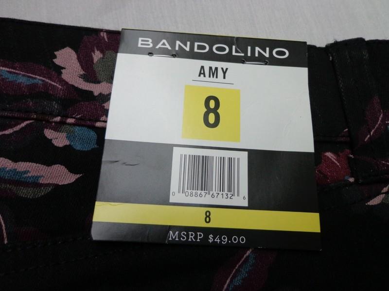 Womens Size 8 Bandolino Pants The Modern Straight Leg Stretch Contours Slim Amy