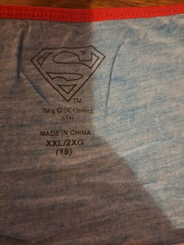 Womens Superman Tank Top Size Juniors 2XL