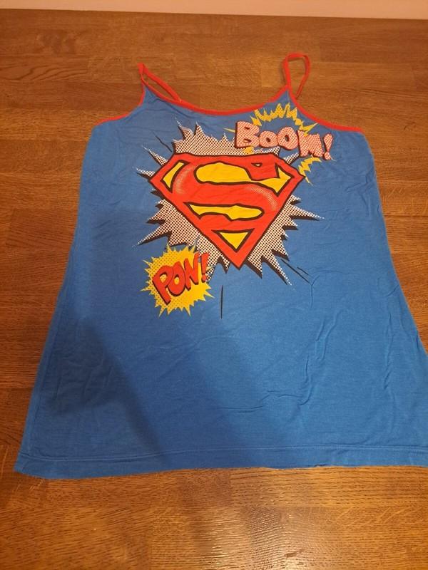 Womens Superman tank top size Juniors 2XL