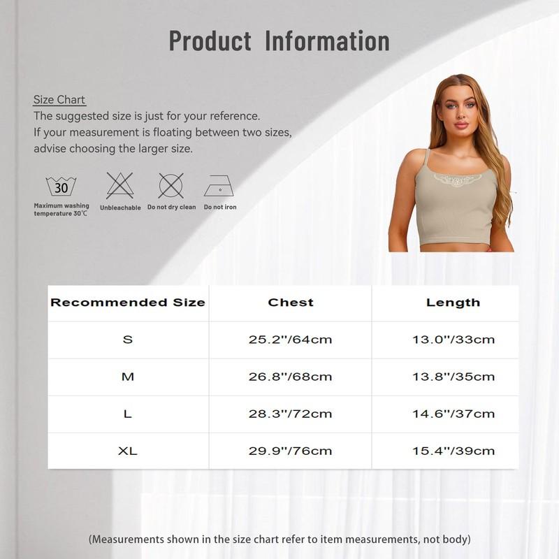 Womens Tops Stage Vest Folk Camisole Traditional Cropped Dance Exquisite Sling