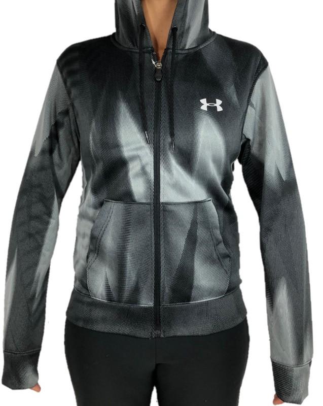 Womens UA Under Armour Cold Gear Logo Athletic Gym Full Zip Hoodie New With Tags