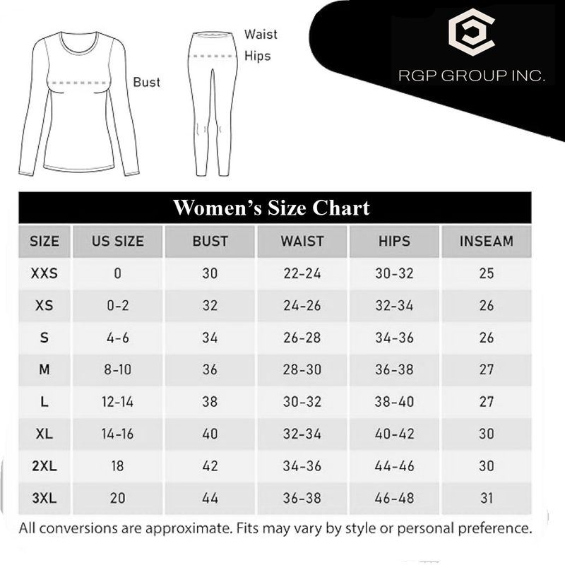 Womens Winter Ultra-Soft Fleece Lined Thermal Top & Bottom Underwear Set